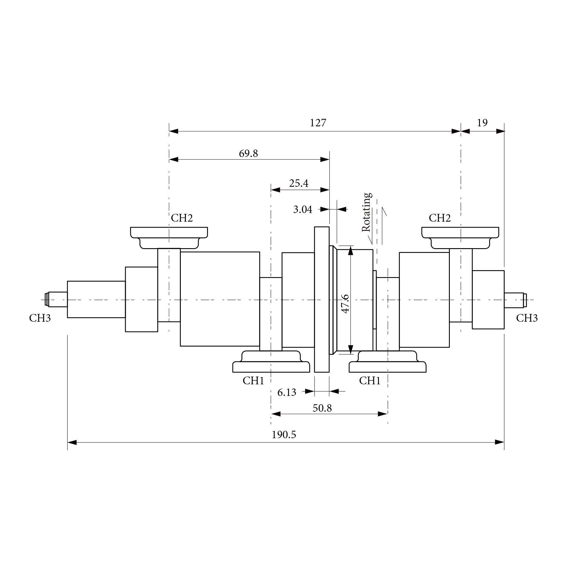 ��·��ת�ؽ�RJ153187 1CH 2CH 3CH��Ϊ5.4 ~5.9 GHz WR 187 Flange